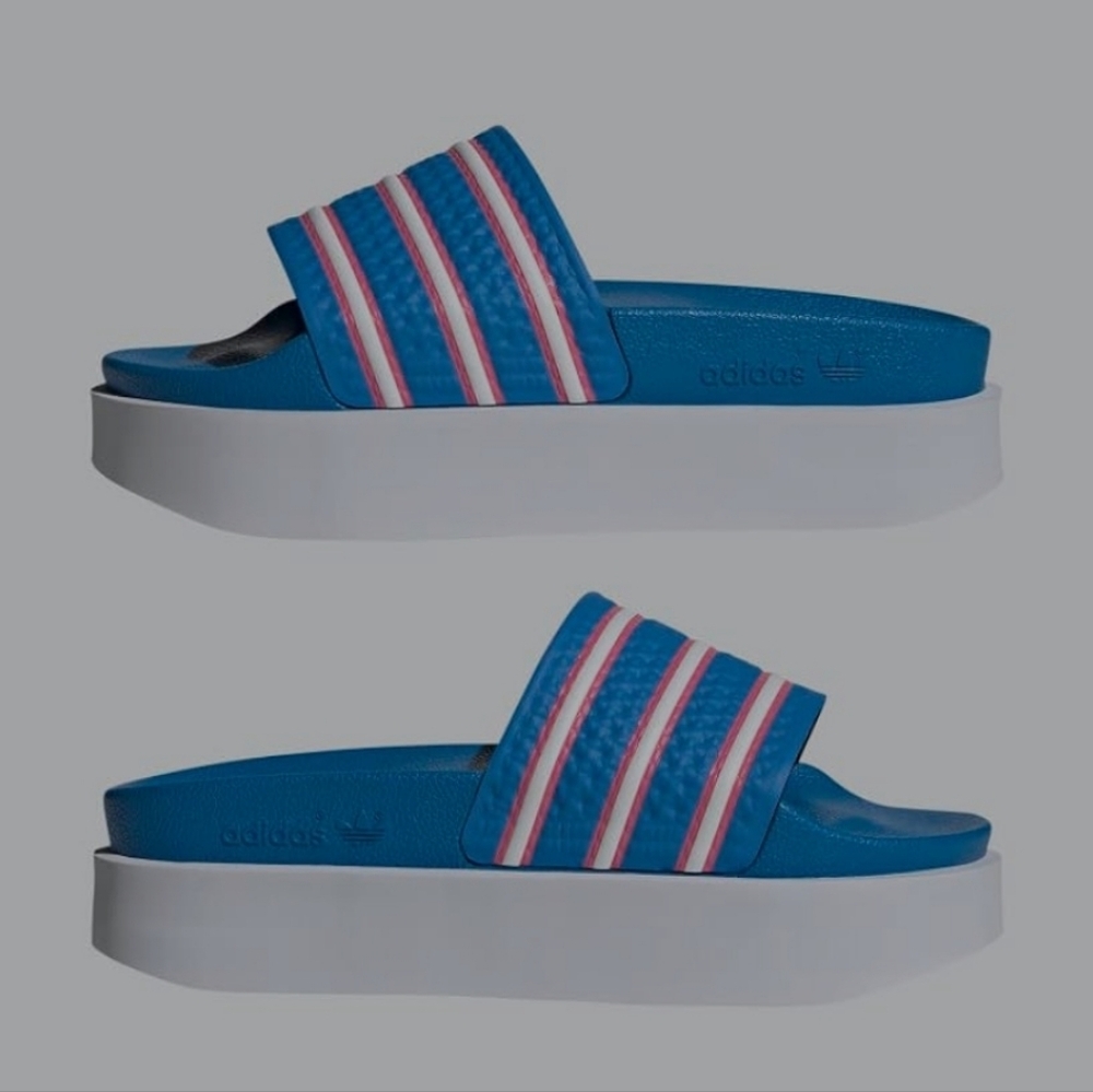 Adidas Women's Adilette Bonega Platform Slide Sandals